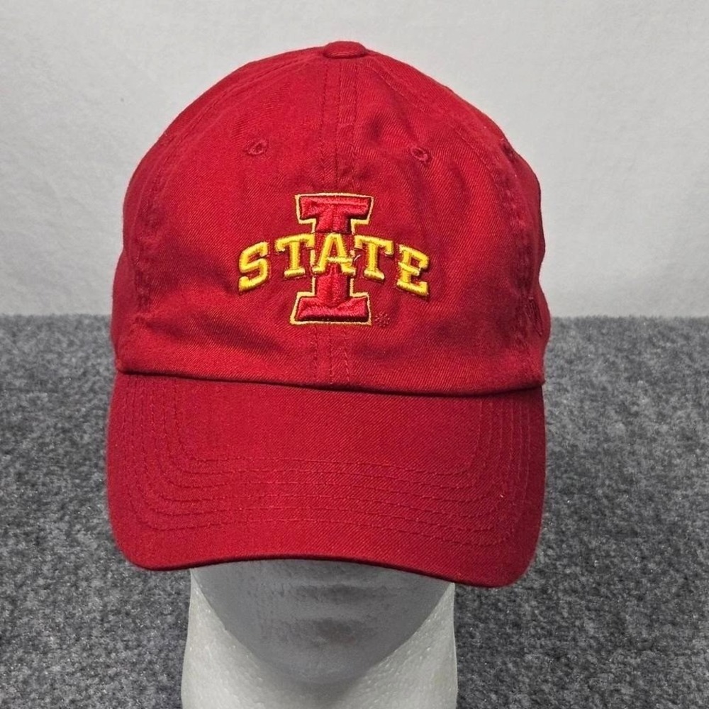 Iowa State Cyclones Hat Top of the World Red Strapback NCAA University Cap Ames